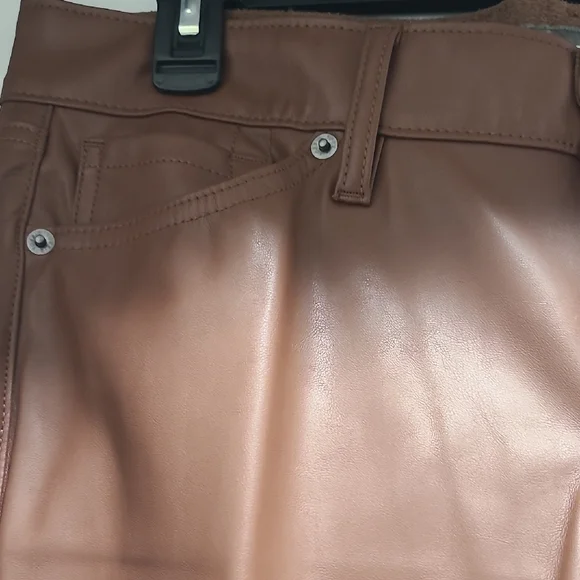 Torrid Perfect Skinny Faux Leather High-Rise Pants And Top 2 Piece Set - Picture 4 of 9